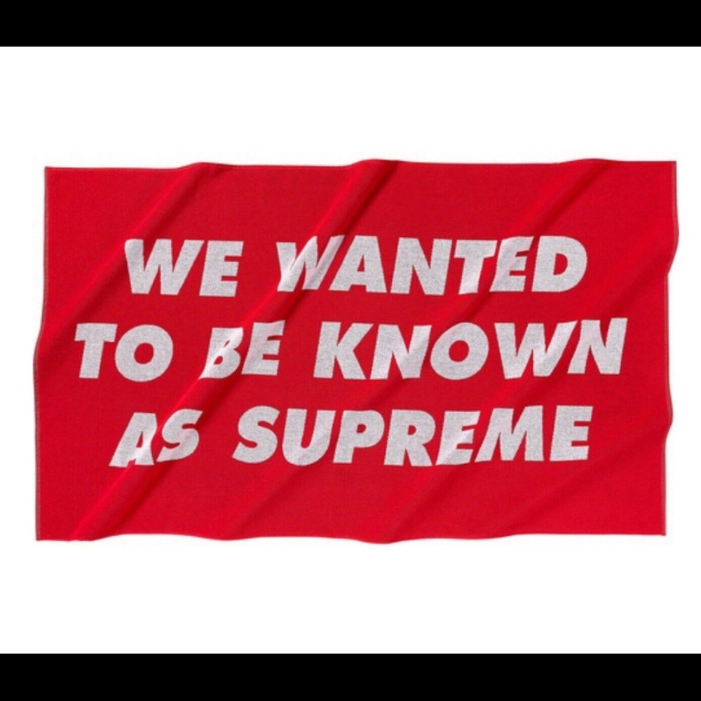 Supreme ‘Known As’ Towel